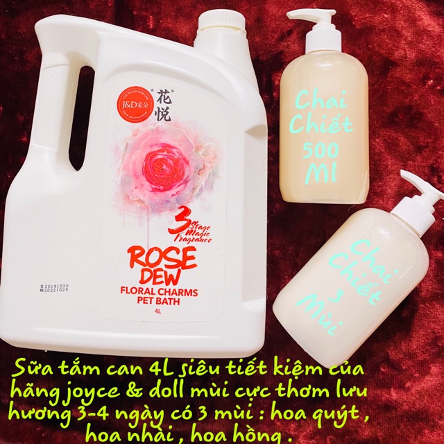 Sữa tắm Joyce&dolls - can 4l