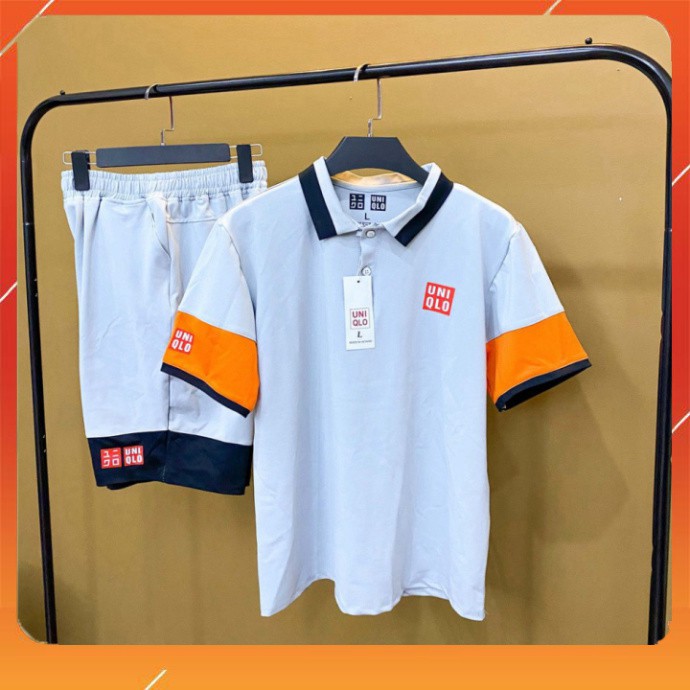 Bộ Uniqlo 2021 vải gai co giãn 4 chiều,logo in nhiệt siêu đẹp | BigBuy360 - bigbuy360.vn