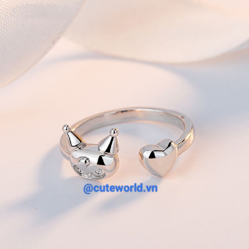 Nhẫn Bạc Hình Kuromi My Melody