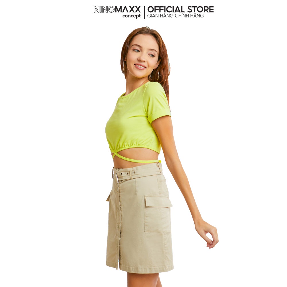 SWEET SIXTEEN Áo thun croptop thời trang Nữ tay ngắn 2105002