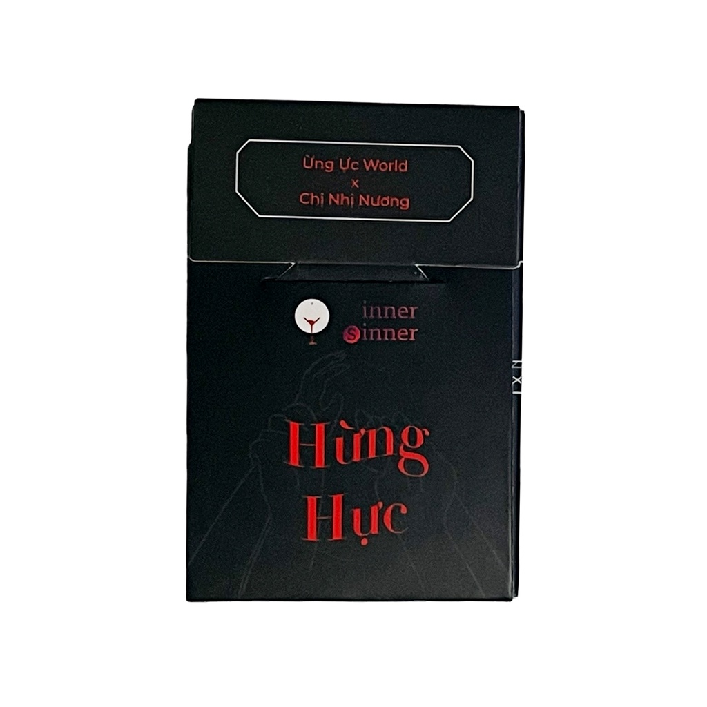 Bộ bài Hừng Hực, tình yêu 57 lá gồm 52 lá tư thế và 5 lá đặc biệt, quà tặng dành cho cặp đôi Ừng Ực