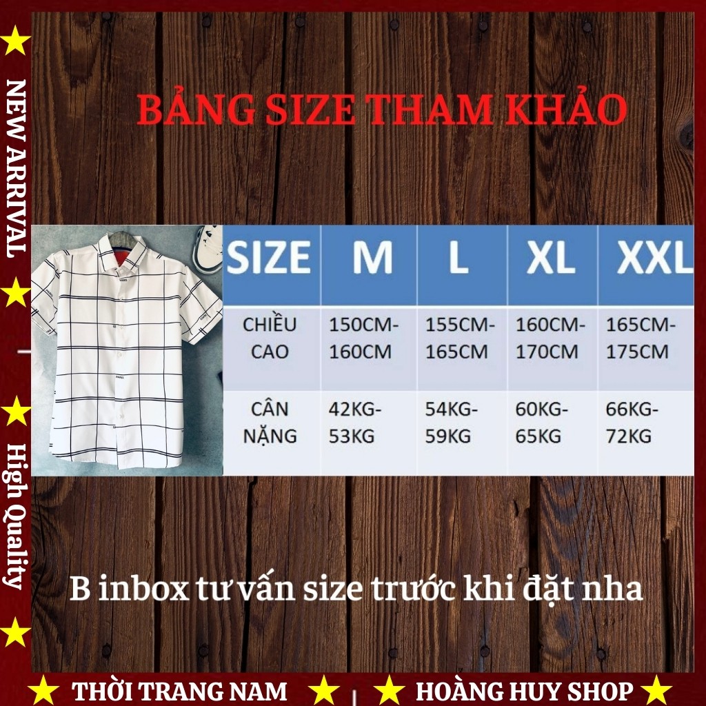 Áo Sơ Mi Nam Ngắn Tay H&H-SMOK2 Phối Họa Tiết Chữ In Thời Trang