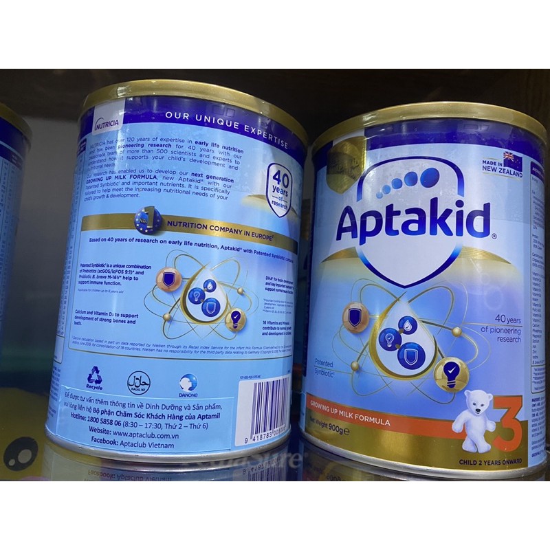 [QUÀ TẶNG KHI MUA 2 LON] SỮA BỘT APTAMIL SỐ 3 LON 900G