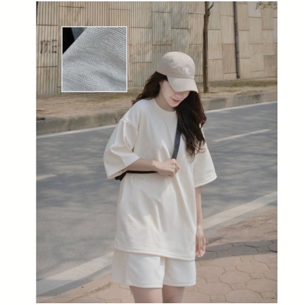 Set đồ quần áo nữ rộng freesize đi chơi du lịch xinh đẹp vải cotton độc lạ phong cách trẻ trung giá rẻ