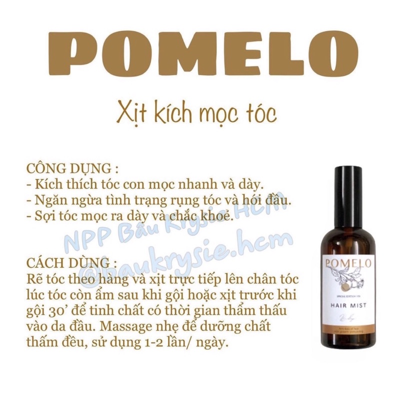 Pro Pomelo 2021 - Xịt Bưởi Kích Mọc Tóc X2