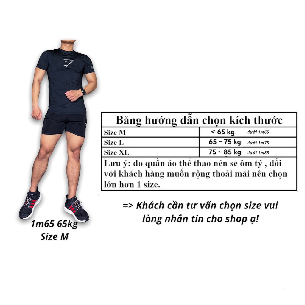 Bộ quần áo nam tập gym DO GYM SHOP set thể thao nam đẹp BGTN3QS1