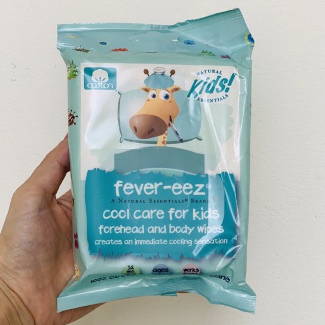 Giấy lau hạ cho bé Fever-eez Cool Care