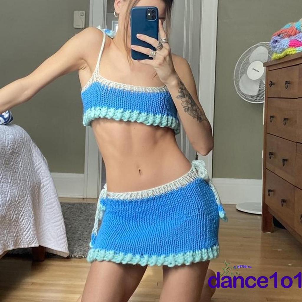 Set Áo + Chân Váy Mini Lưng Thun Phong Cách Thời Trang Khiêu Vũ1O1- Dành Cho Nữ