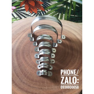 ❤[FREESHIP] ❤ Cùm Omega inox, đai, bát, cùm ống nước Ø21 đến Ø42 - Giá từ 1K