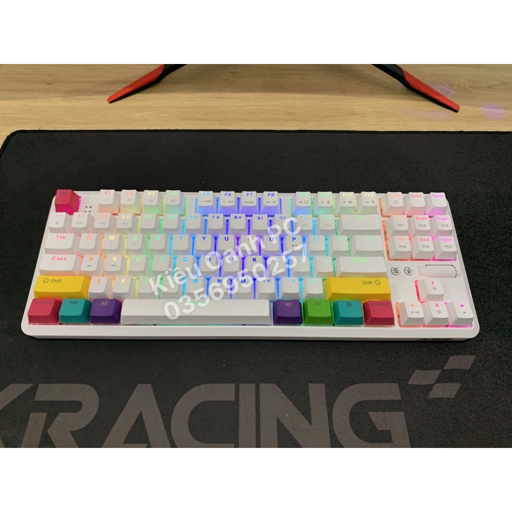 Phím cơ không dây Ajazz K870T- Bảo hành 24 tháng