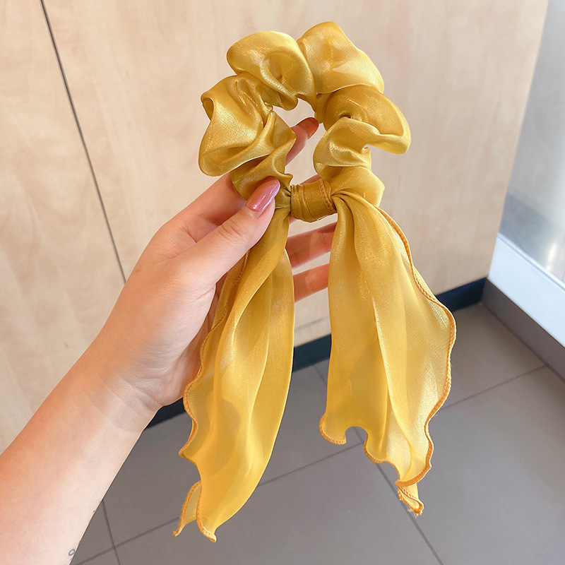 Dây Chun Buộc Tóc Đính Nơ Xinh Xắn Dành Cho Nữ