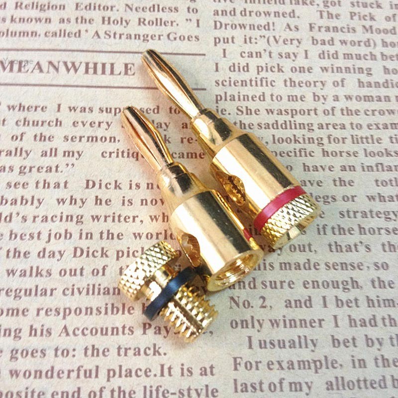 Set 8 jack Cắm Bắp Chuối 4mm cho loa