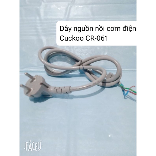 Dây nguồn/ ron  nồi cơm điện Cuckoo RC-0061-linh kiện nồi cơm