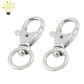2 móc khóa càng cua bằng kim loại