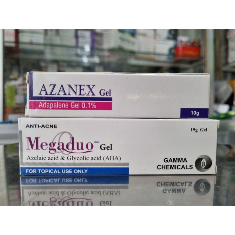 Combo Gel Bôi Mụn Megaduo 15g + Azanex 10g