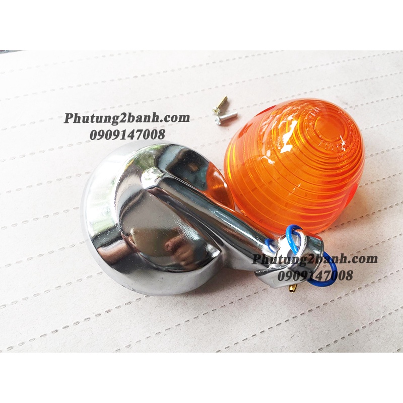 Xi nhan xe 67 kèm ốc (1 bên)