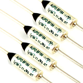 Bộ 5 cầu chì nhiệt aupo bf185 cho nồi chiên/nướng/nồi cơm điện/lẩu điện 10a-250vac 185 độ