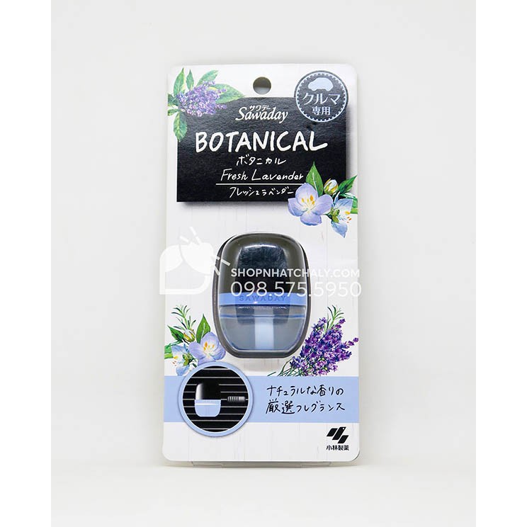 Nước hoa ô tô cao cấp Sawaday Parfum Nhật. 3 mùi hương thảo mộc Botanical mẫu mới vừa về. Xách tay Nhật chính hãng