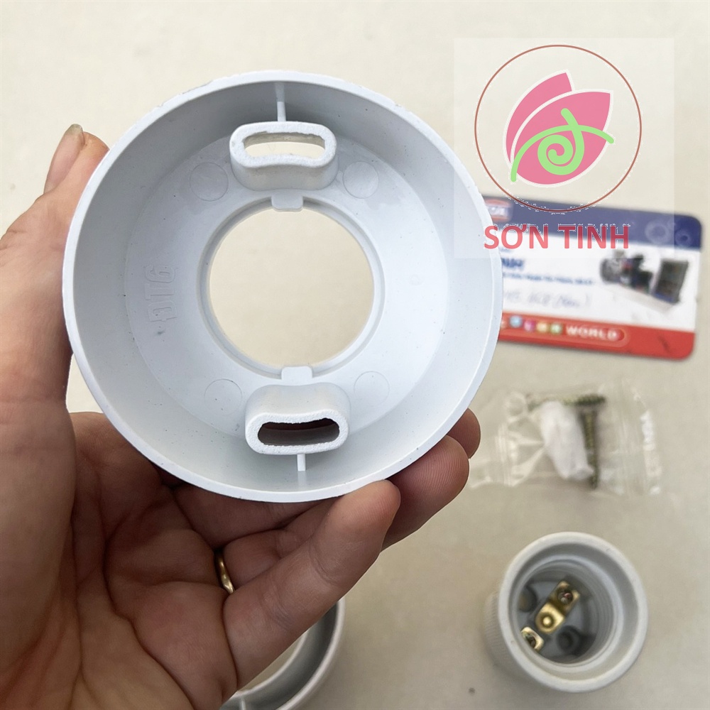 Đuôi đèn sứ SOPOKA ĐT6 ren xoáy siêu chịu nhiệt