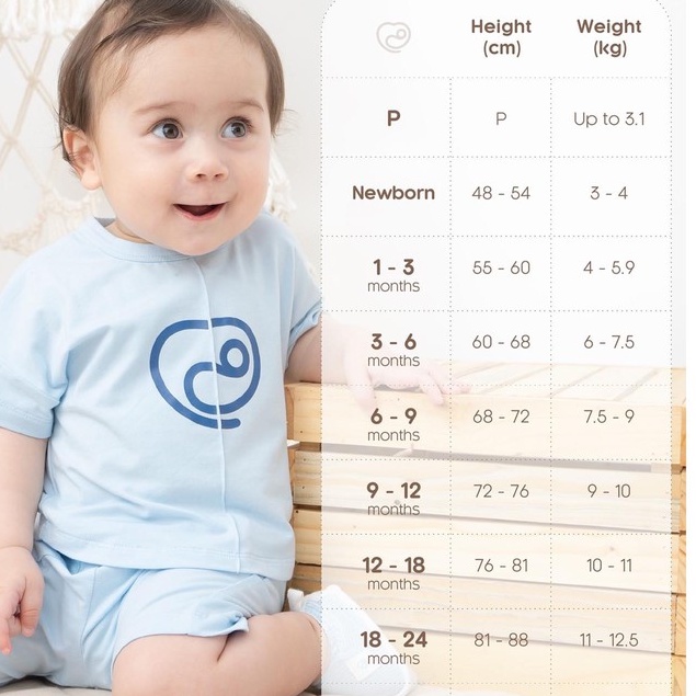 Bộ dài tay cài giữa Bu, Bubaby Bambus  0m - 9m