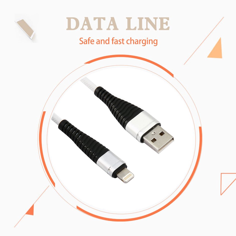 Dây Cáp Sạc Xoắn Ốc Usb 8 Pin Cho ip