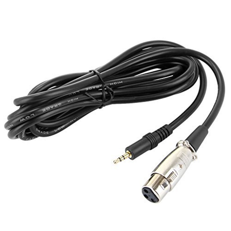 DÂY XLR - 3.5 chuyên dụng cho mic thu âm và mọi loại mixer, sound card lọc nhiễu tốt dài 2.5m