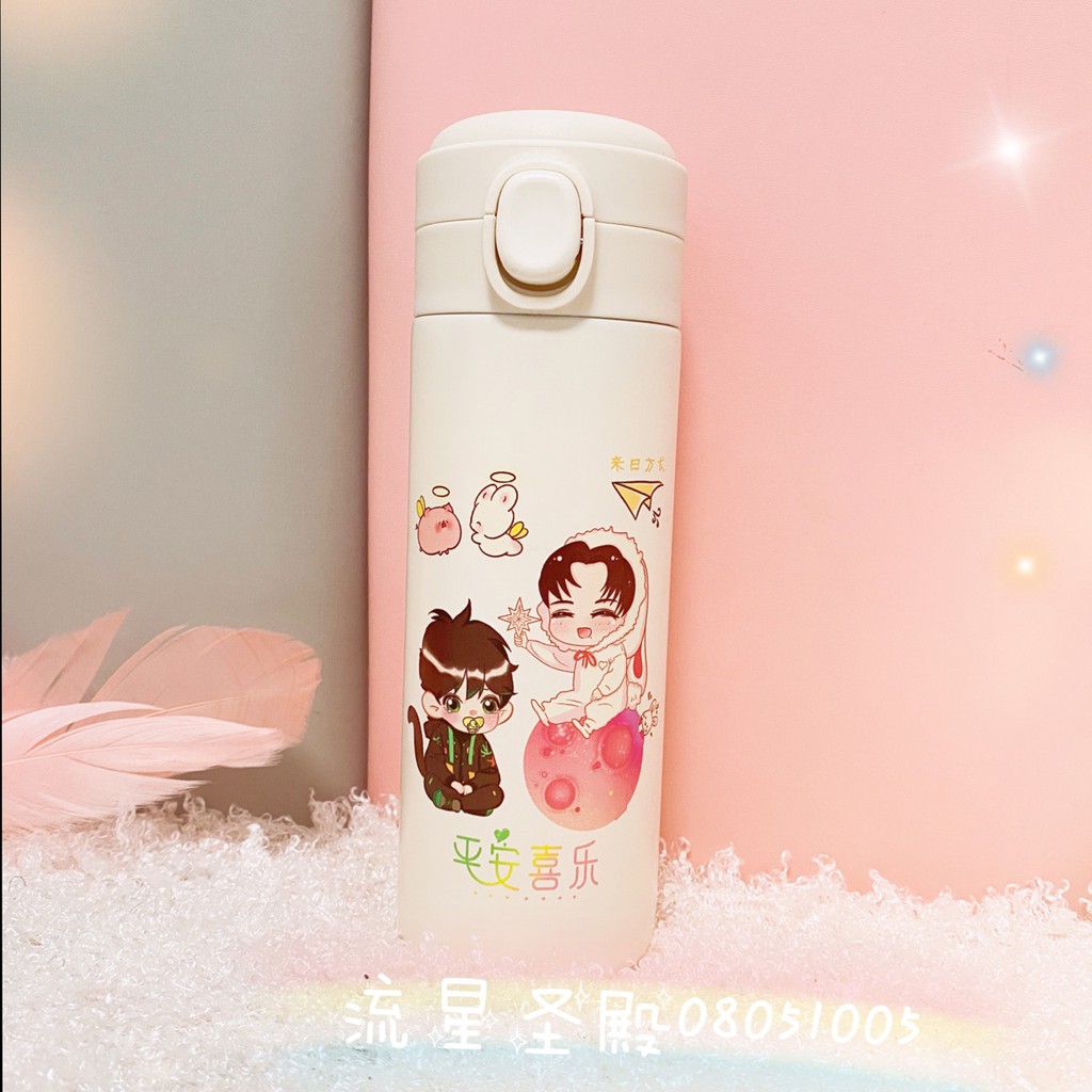 Bình giữ nhiệt in hình BÁC QUÂN NHÂT TIÊU