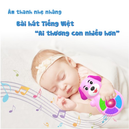 Baby Phone Antona -  Đồ Chơi Điện Thoại Hình Chú Cún Bằng Nhựa An Toàn Cho Bé