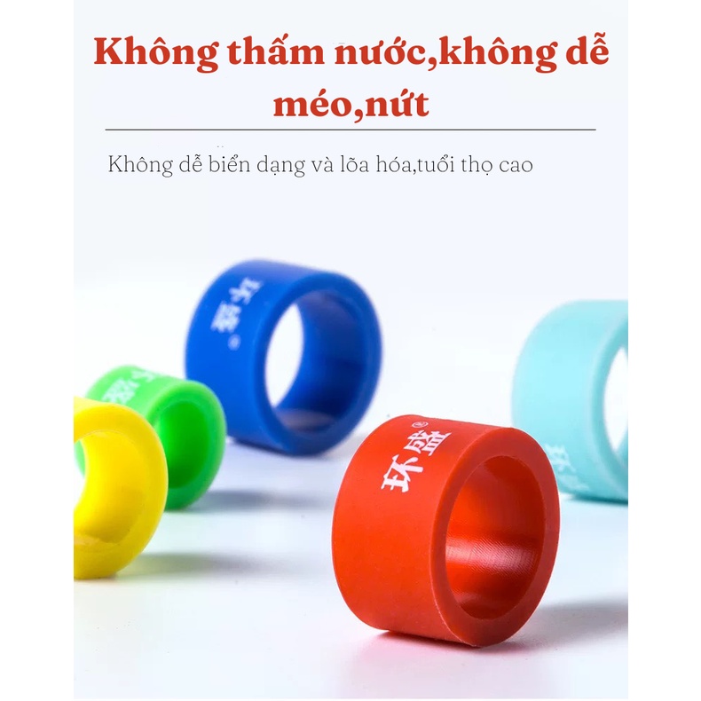 Nhẫn Câu Đài Chống Trượt , Chất Liệu Silicon Cao Cấp Mềm Mại , Chống Mài Mòn , Độ Dẻo Cao