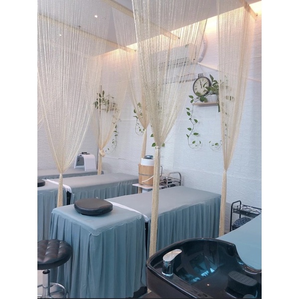 Ga/Drap vải thun giường gội đầu, giường 2in1 cho spa, gội đầu dưỡng sinh