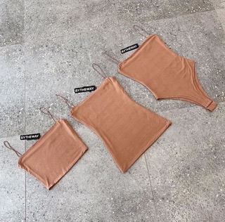 Bodysuit Đen/Nude