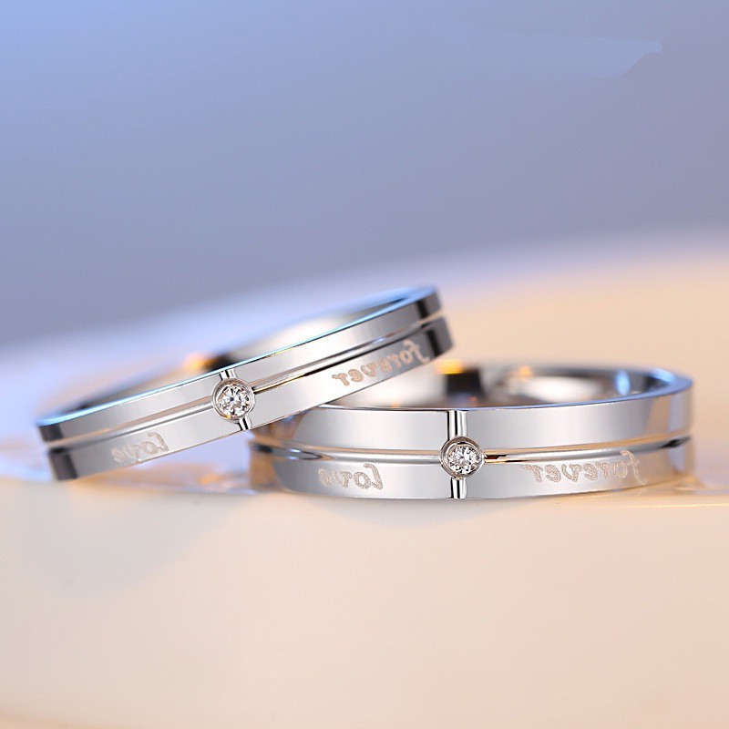 Nhẫn đính đá lãng mạn cho các cặp đôi