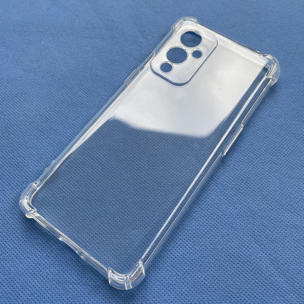 Ốp lưng silicon trong suốt chống sốc 4 cạnh cao cấp cho Oneplus 9