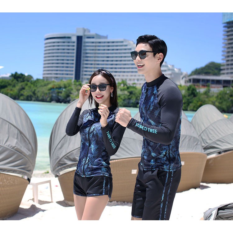 Đồ bơi nam tay dài có dây kéo | BigBuy360 - bigbuy360.vn