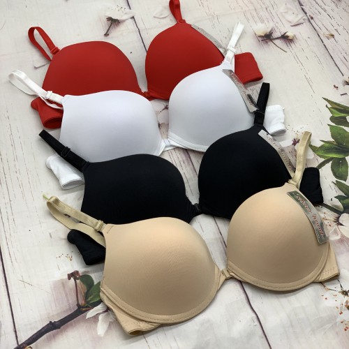 Áo ngực đệm vừa, Áo ngực cài trước trơn 1501 không gian eva KGE