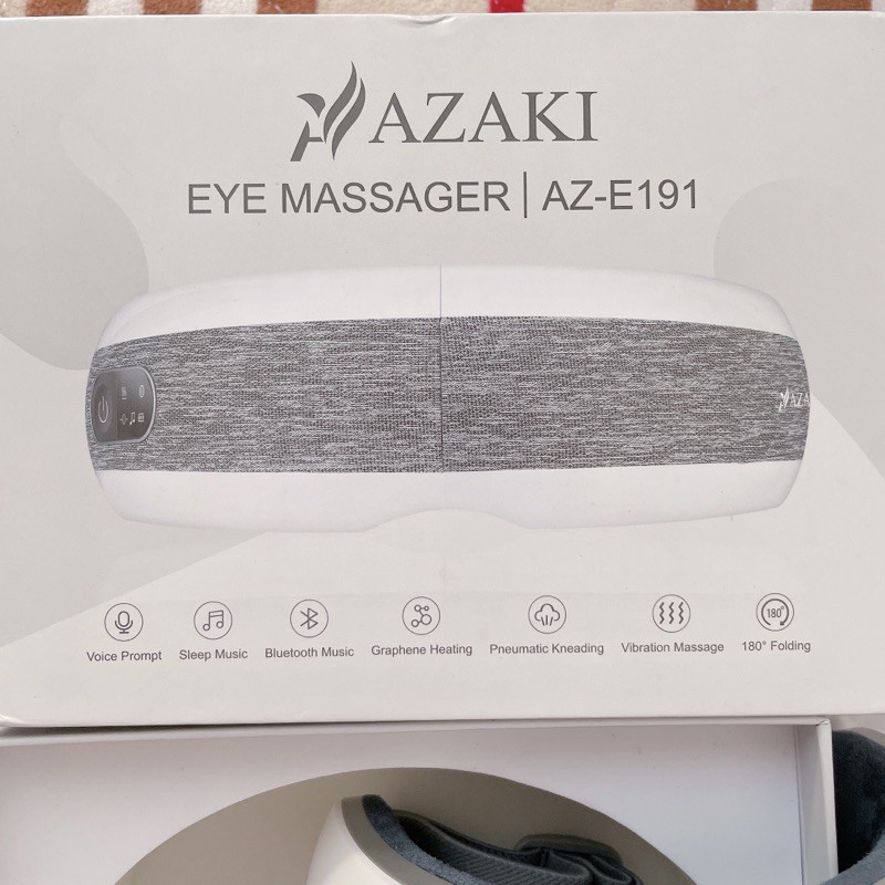 [Thanh lý] Máy Massage Mắt Azaki E191, chính hãng gồm 7 kiểu massage kèm giấy bảo hành