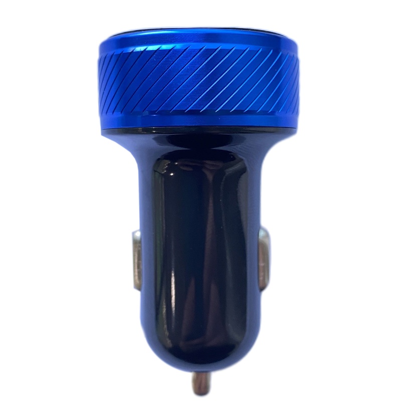 Tẩu Sạc Hai Cổng USB 2.4A 5V Có Đèn LED Và Công Tắc Cảm Ứng Cho Xe Hơi