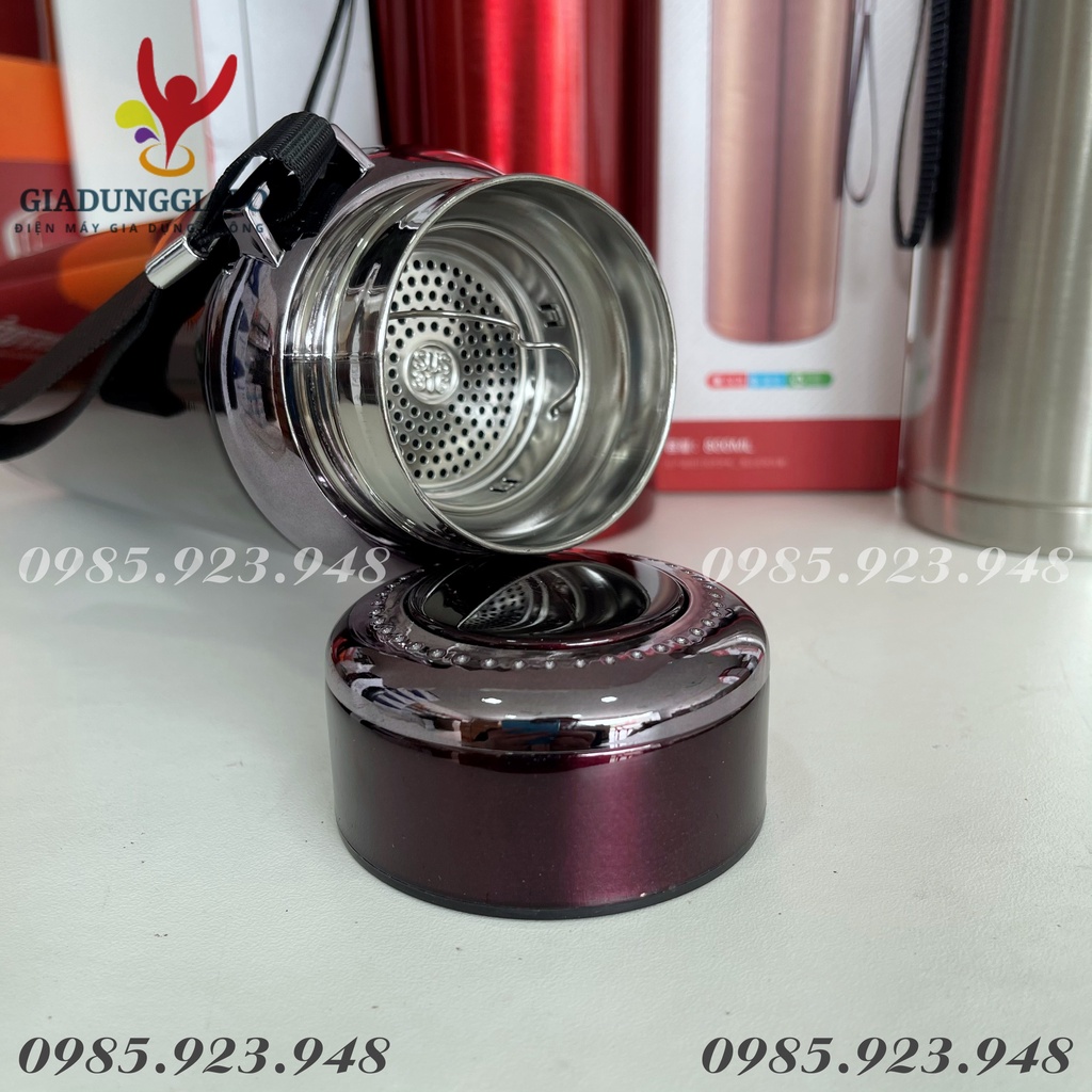 Bình giữ nhiệt inox 304 không gỉ, mang đi làm, đi học, thể thao
