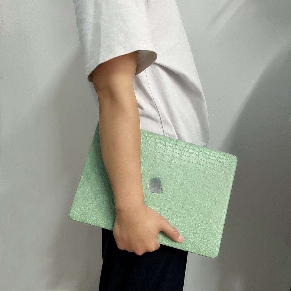 Laptop Leather Case For Macbook Air 13 A2179 2020 Pro 13 A2289 A2251 Cover For Macbook Pro14.2 16 A2442 A2485  A1932 A1466 A2159 With Keyboard Cover BGTA