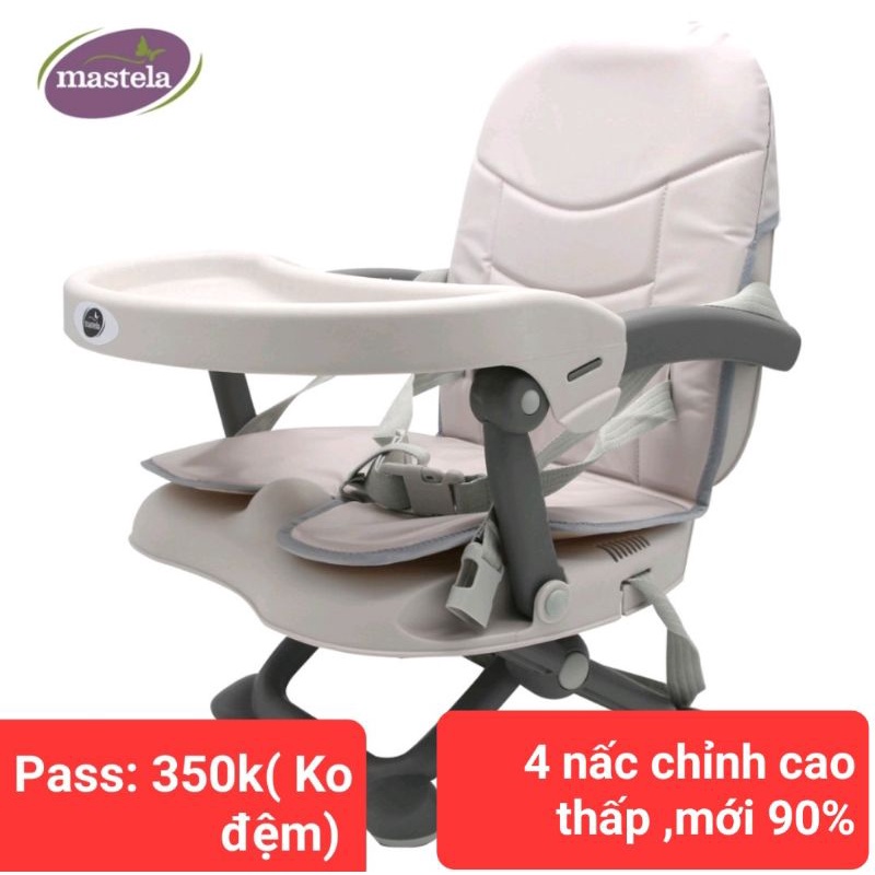 Ghế ăn dặm Mastela Cao Cấp(3 nấc Chỉnh Cao Thấp( Tặng Yếm có tay,hoặc Bộ bát ăn dặm mới)