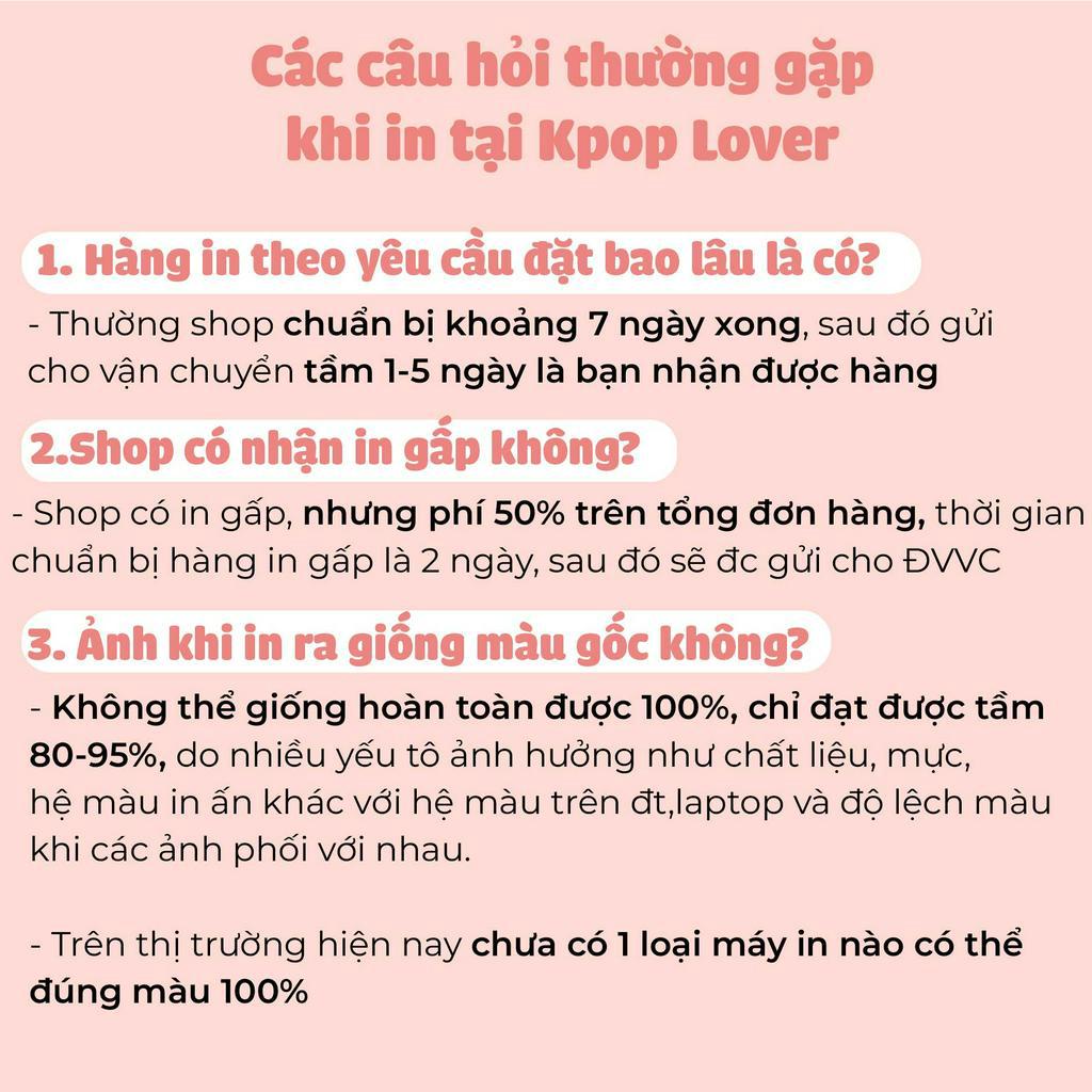 SET 9 CARD IN BO GÓC THEO YÊU CẦU size 5.5x8.5cm (có thể đặt nhiều set)