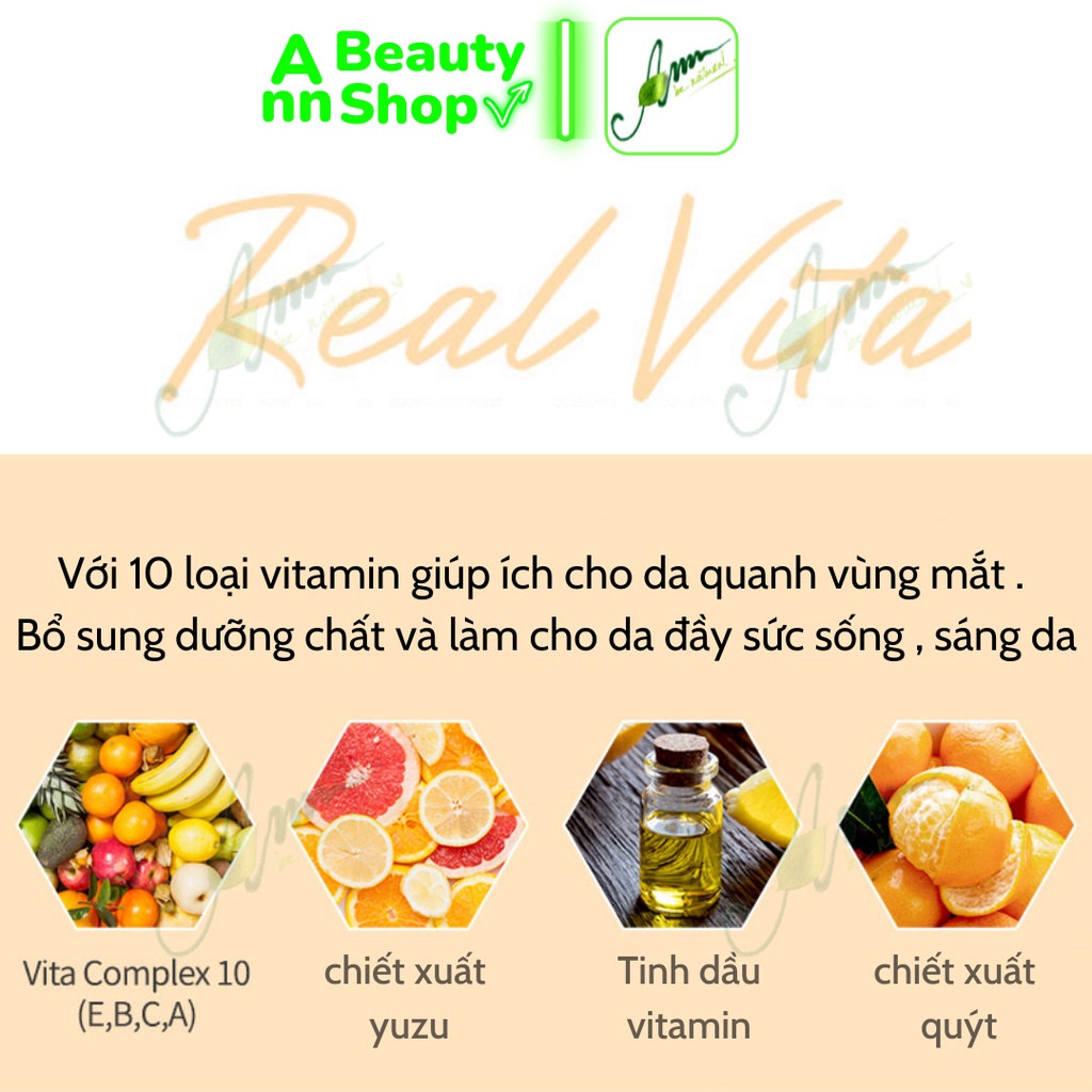 Mặt nạ mắt PRRETI Real Vita Eye Zone Patch