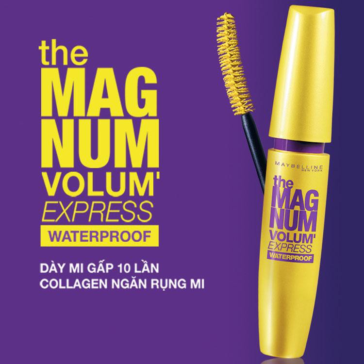 Mascara Làm Dày Và Dài Mi Maybelline Colossal Volum Express Waterproof 7x 8ml