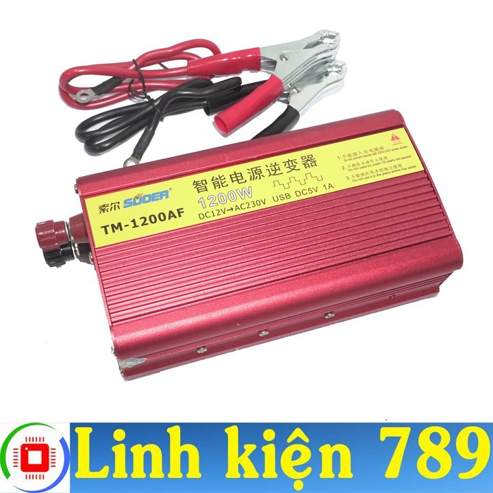 Bộ kích điện 12V - 220V 1200W Suoer