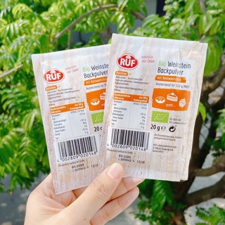 Bột nở hữu cơ RUF 20g
