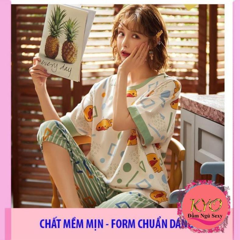 [  Siêu Đẹp- LOẠI I] Đồ bộ mặc nhà dài - Hàng nhập Quảng Châu cao cấp B1009