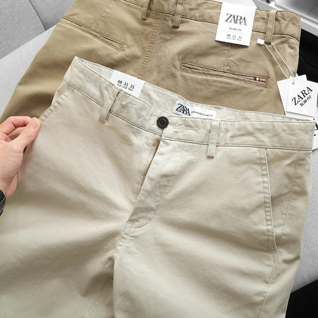 Quần dài nam chất liệu kaki thun co giãn, form slim fit tôn dáng QD979