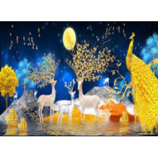 - TRANH THÊU CHỮ THẬP  PHONG CẢNH HƯƠU NAI TÀI LỘC EDB57 E57 e62 E60 E61 E62 E64 E66 E68 E77  E88 EDB53 E79 E89 E90 ED53