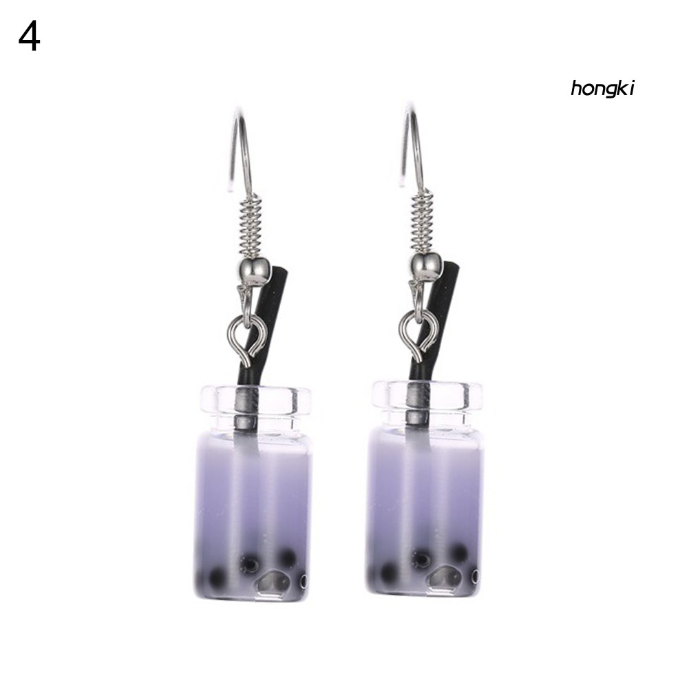 Đôi Bông Tai Dáng Dài Hình Ly Trà Độc Đáo Thời Trang Cho Nữ