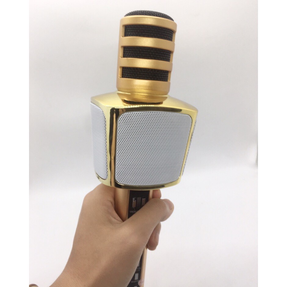 Micro karaoke bluetooth SD-17 không dây kèm loa, kết nối bluetooth âm thanh sống động, nhỏ gọn dễ xử dụng